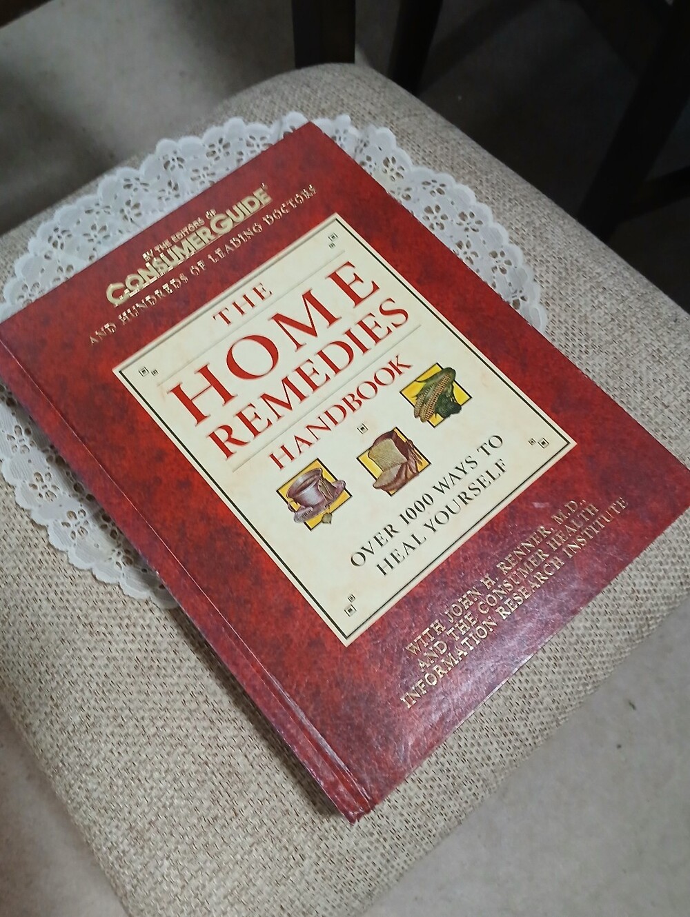 The Home Remedies Handbook - Red Hardcover Book